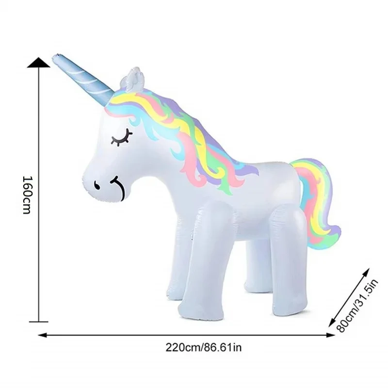 160cm Giant Inflatable Unicorn Water Spray Pool Toys Swimming Float Outdoor Foun Review 2026: 416 Verified Reviews