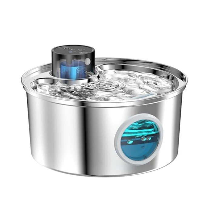 3.2L Recharge 5V USB Cat Water Fountain Automatic Sensor Stainless Steel Cat Dog Review 2026: 210 Verified Reviews