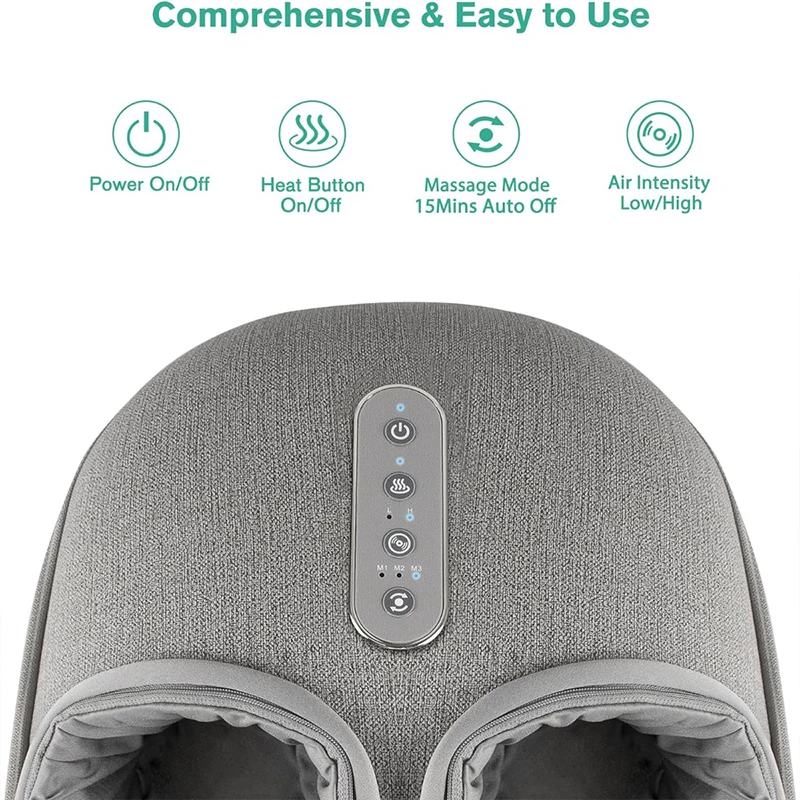 Electric Foot Massager Machine with Heat Shiatsu Therapy Knead Roller Muscle Rel Review 2026: 237 Verified Reviews