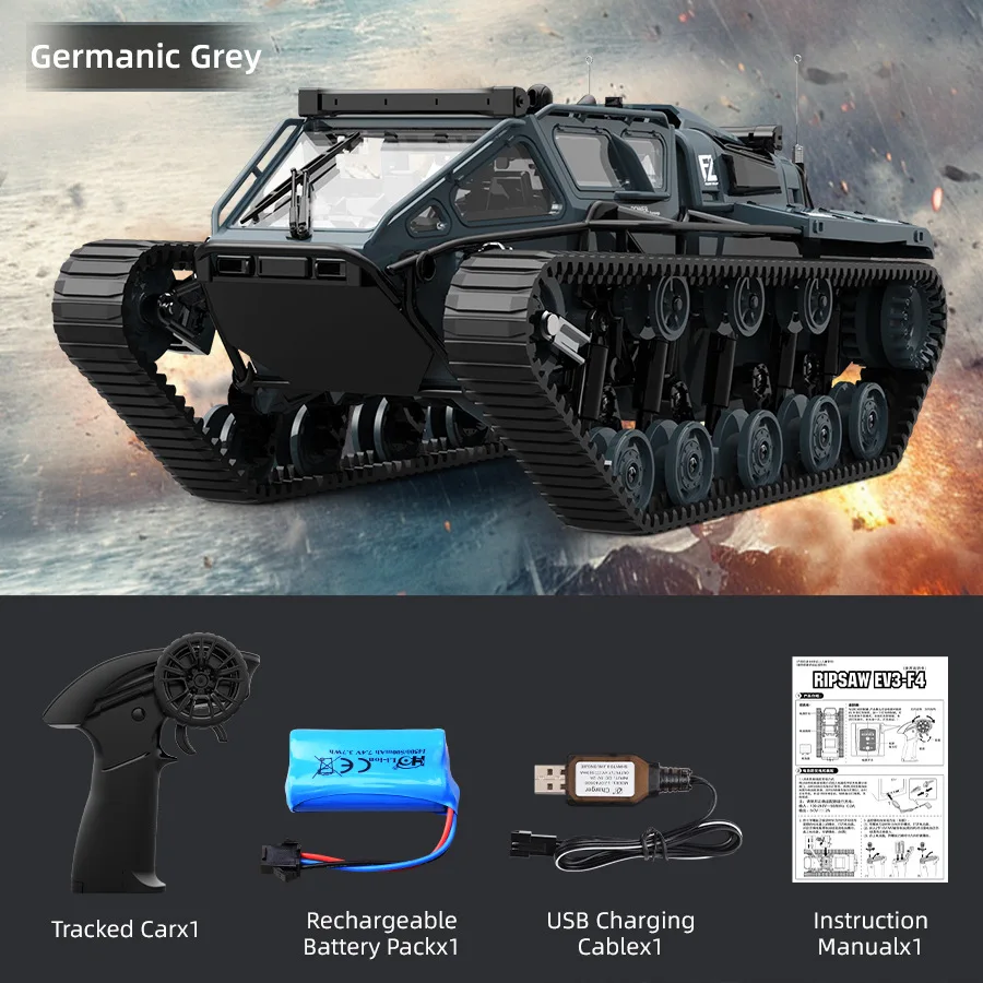 Full Scale Tracked RC Tank Remote Control Car With 360° Rotation Drift RC Model  Review 2026: 389 Verified Reviews