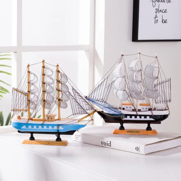 Wooden Sailboat Model Office Living Room Decoration Crafts Nautical Decoration C Review 2026: 282 Verified Reviews
